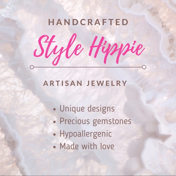 Pink Solar Quartz Beaded Stretch Bracelet with Crystals and - Picture 3 of 3